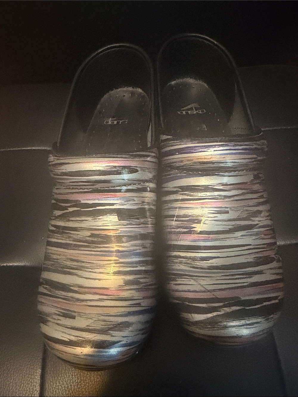 Dansko Professional Clogs glossy, multicolor sz 38
